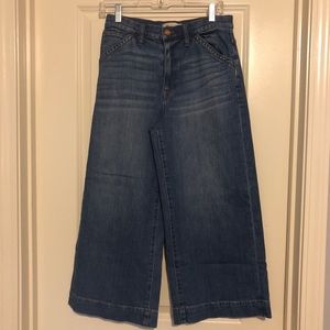 Madewell Wide Leg Crop Jean